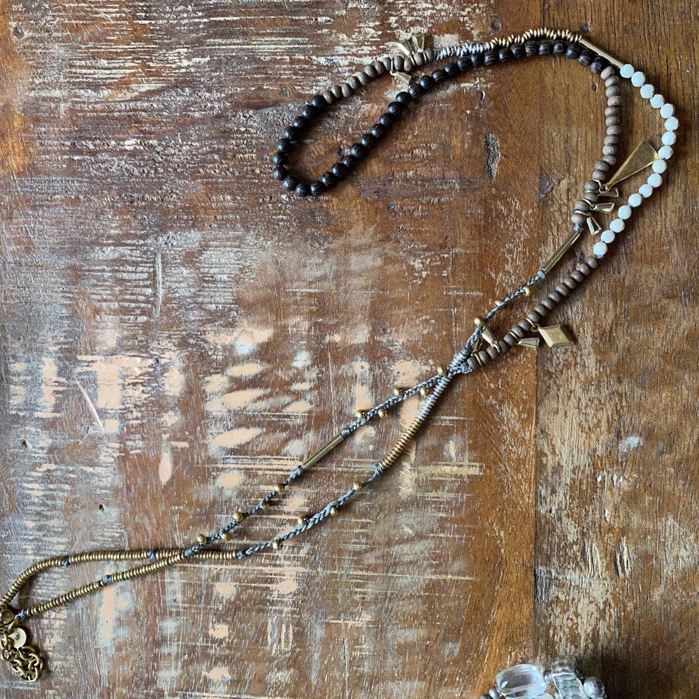 Stella and Dot long beaded necklace